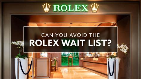 mayors rolex waiting list.